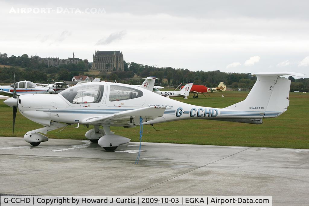 G-CCHD, 2003 Diamond DA-40D TDi Diamond Star C/N D4.051, Privately owned.