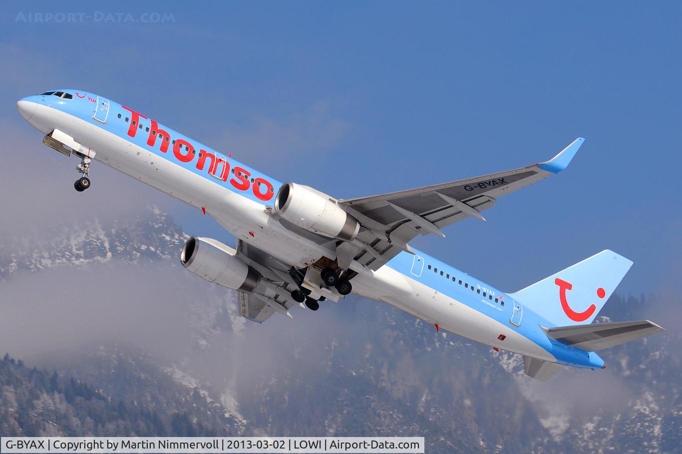G-BYAX, 1999 Boeing 757-204 C/N 28834, Thomson