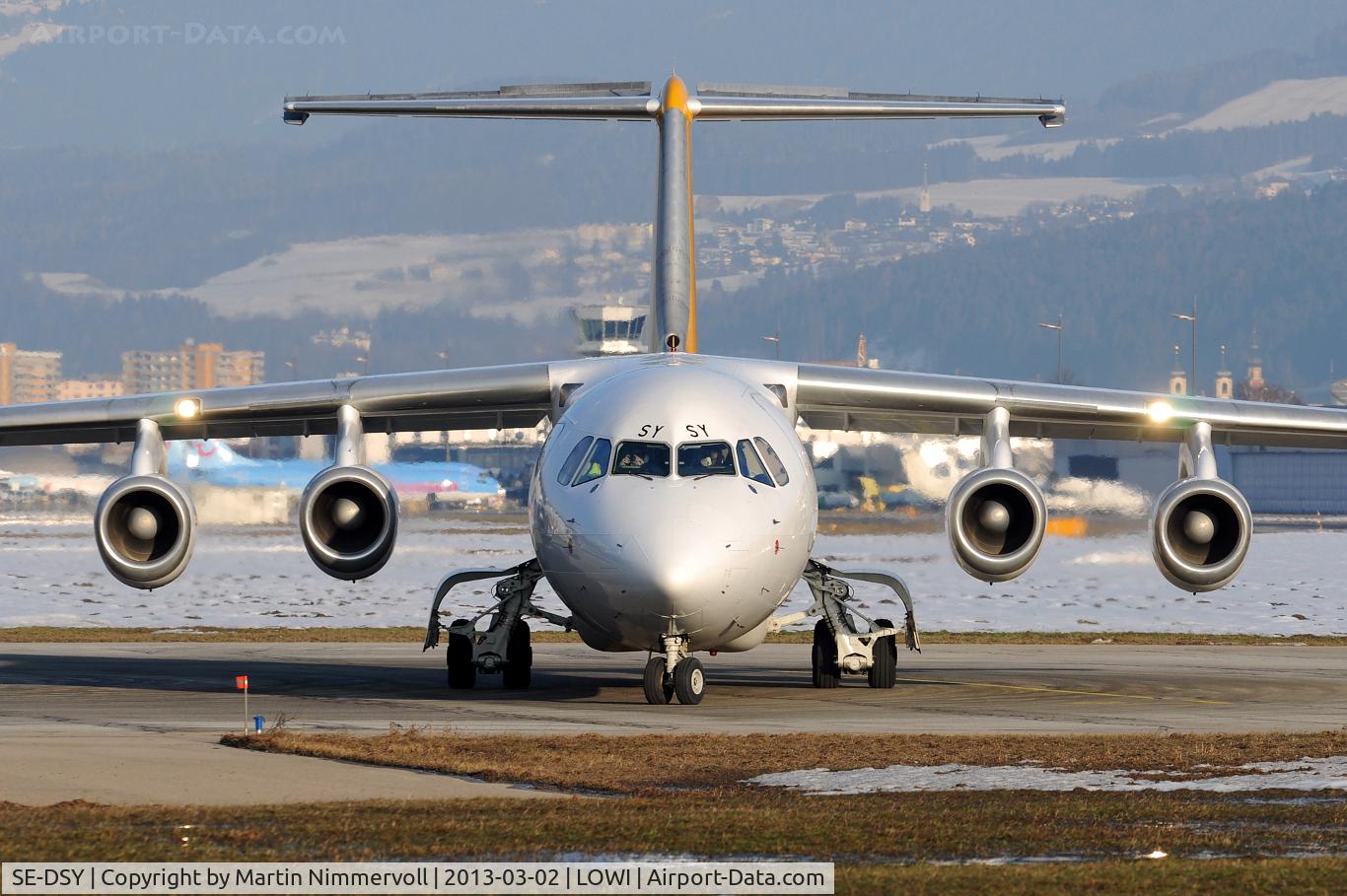SE-DSY, 1995 British Aerospace Avro 146-RJ100 C/N E3263, Malmö Aviation