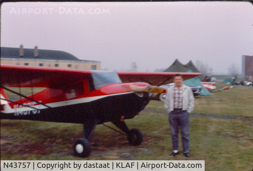 N43757, Taylorcraft BC12-D C/N 7416, Rich Staat's 