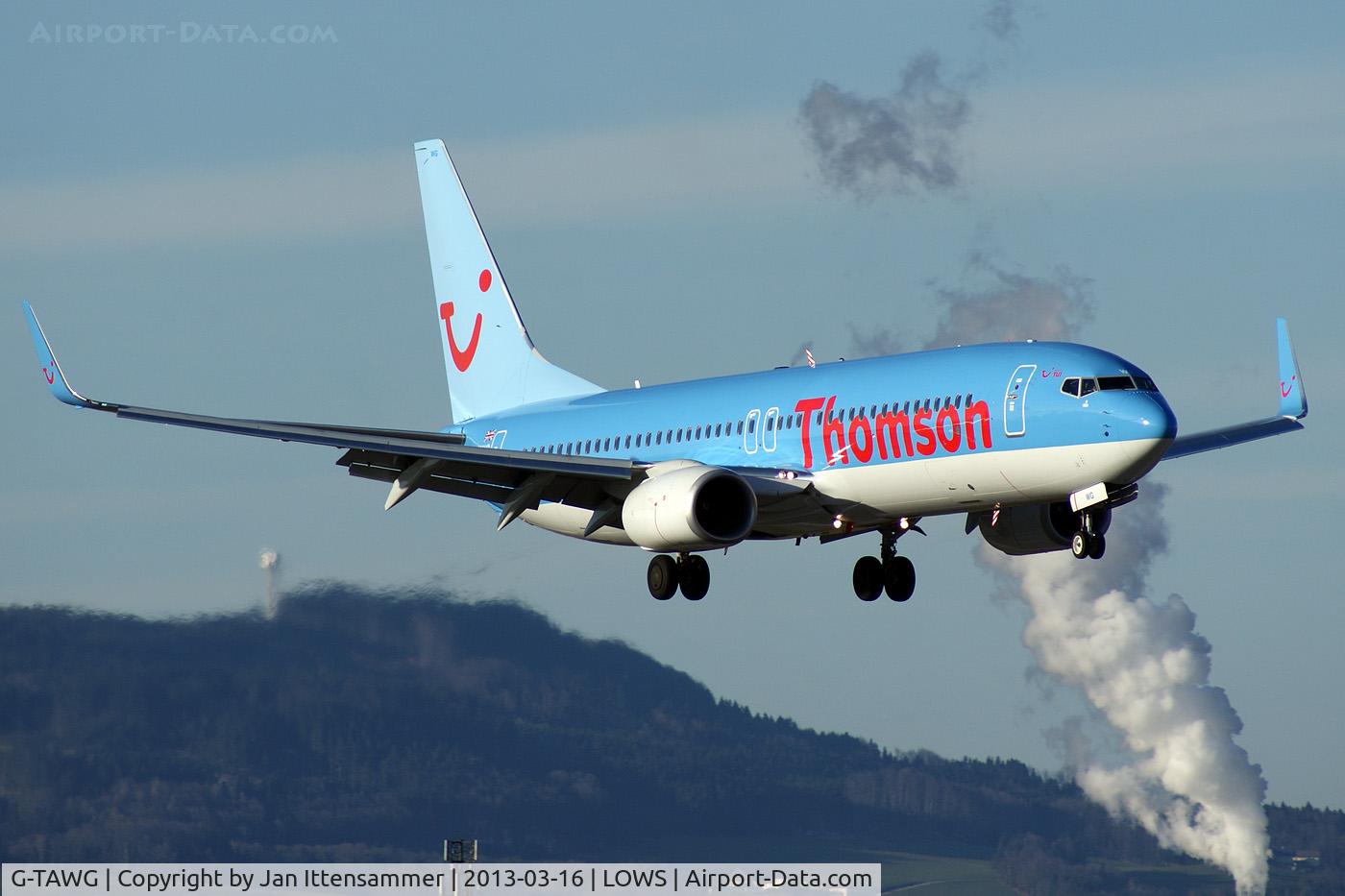 G-TAWG, 2012 Boeing 737-8K5 C/N 37266, g-tawg