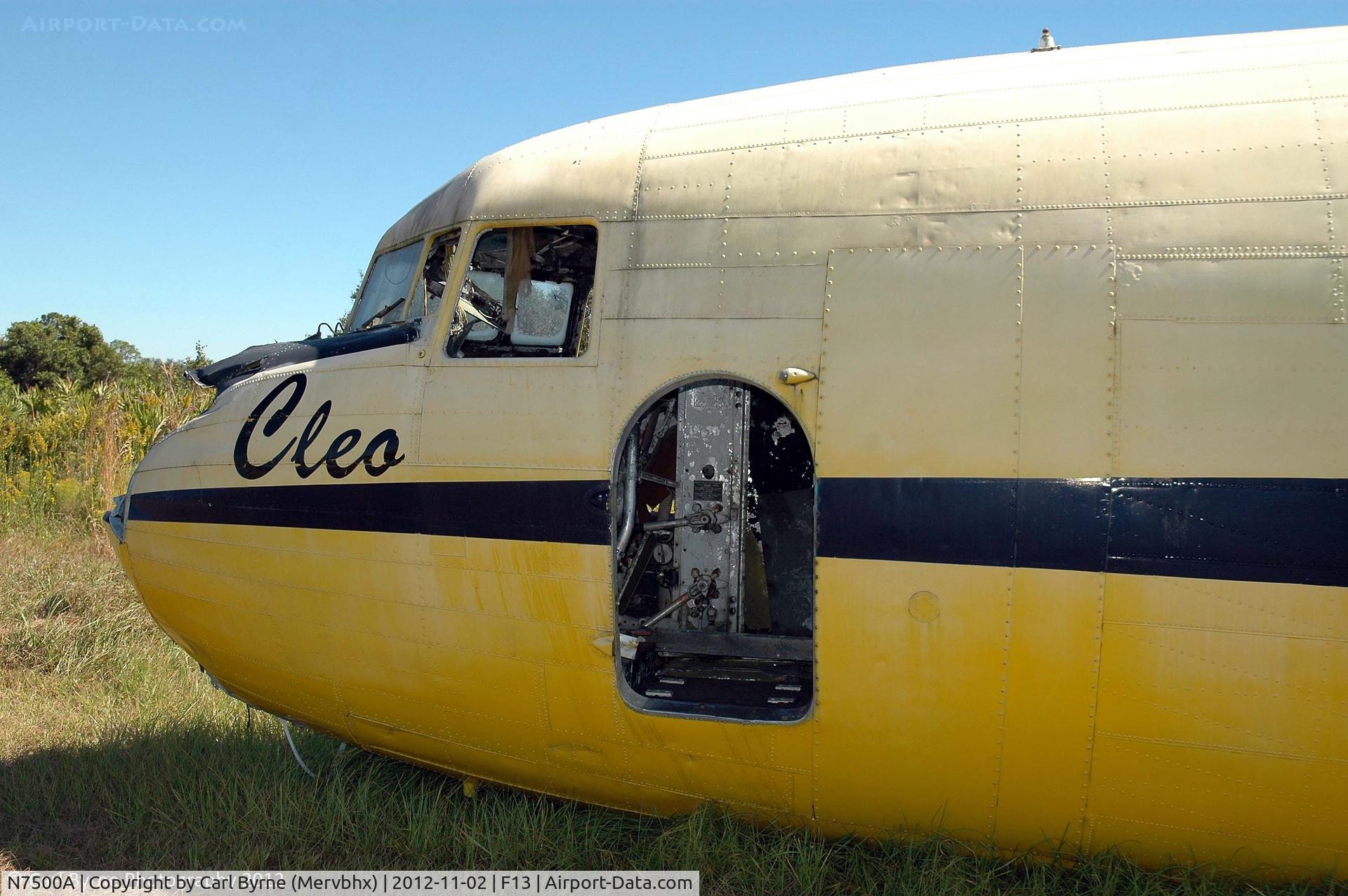 N7500A, 1956 Douglas DC-3 C/N 11693, The remains of this aircraft at Shell Creek Airpark.