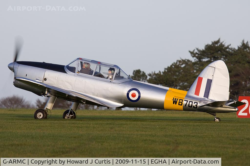 G-ARMC, 1950 De Havilland DHC-1 Chipmunk 22A C/N C1/0151, Privately owned. Painted as WB703.