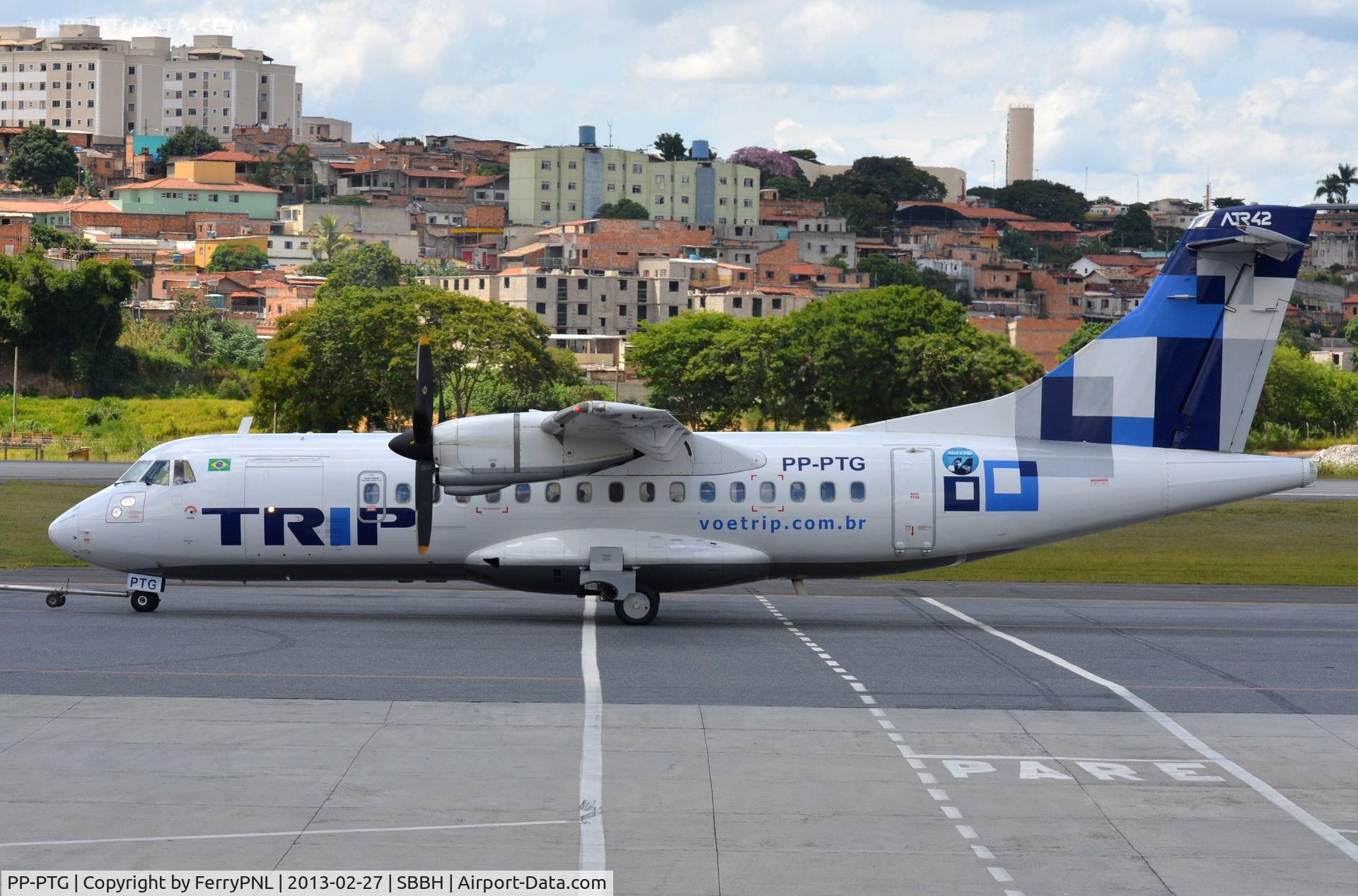 PP-PTG, 1989 ATR 42-300 C/N 128, Pushed back at PLU
