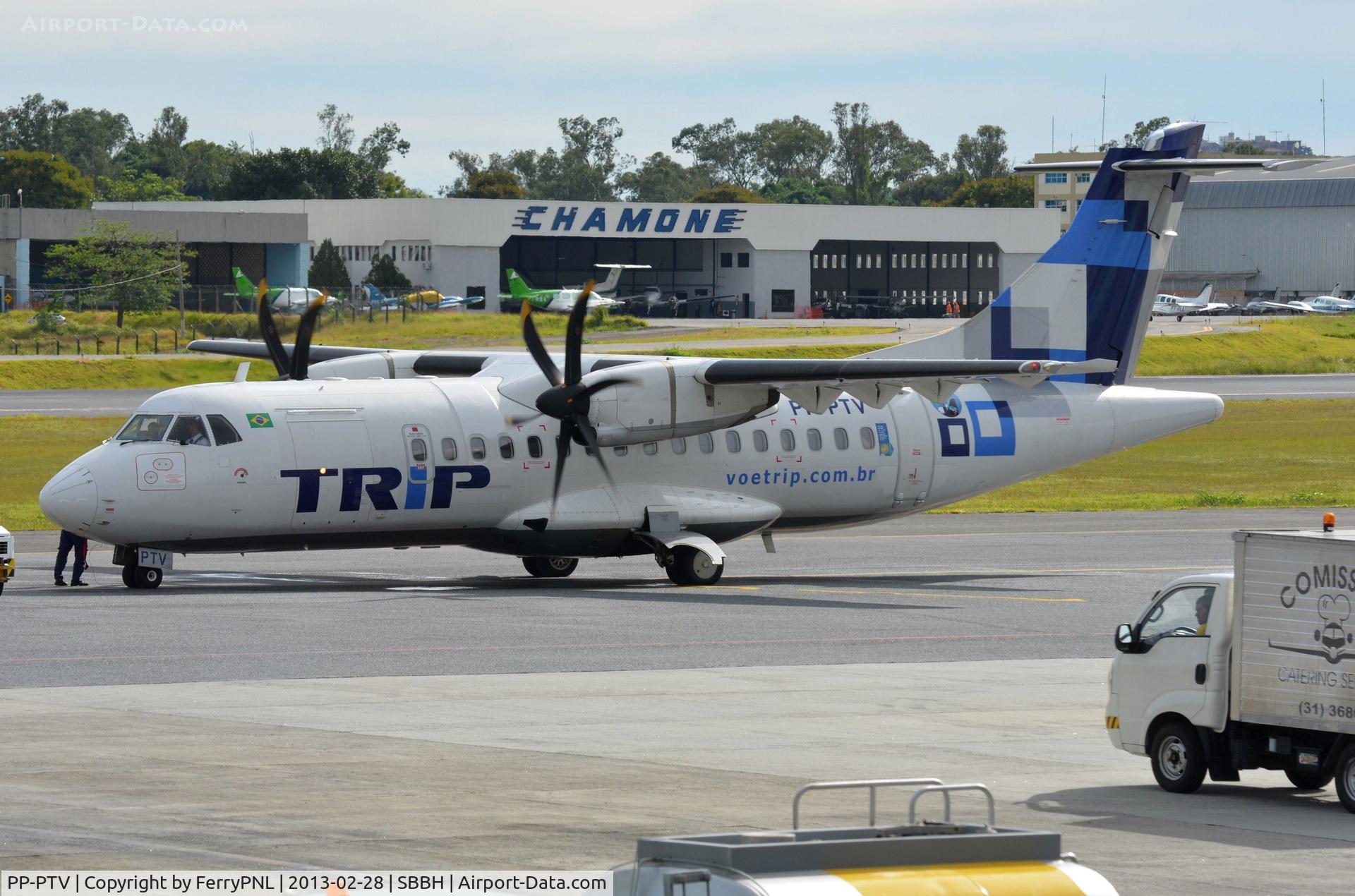 PP-PTV, 1996 ATR 42-500 C/N 503, Pushed back for departure at PLU