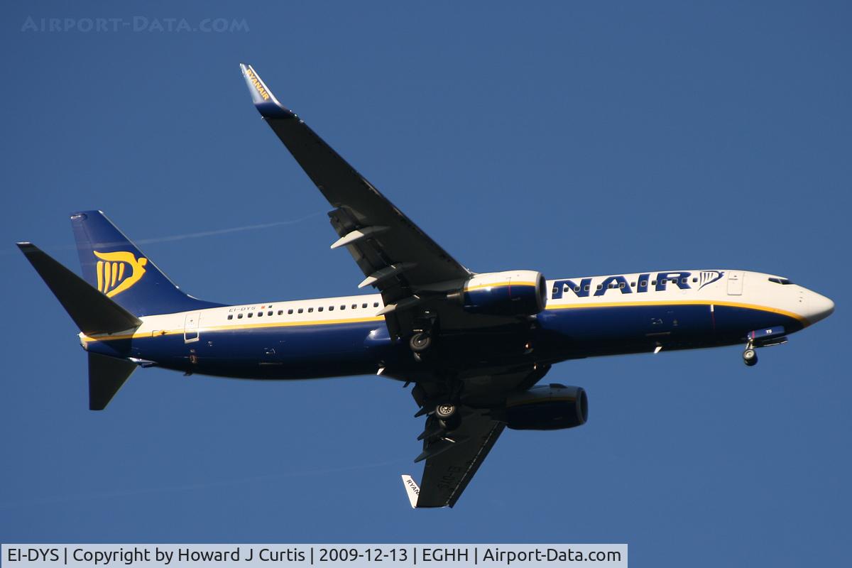 EI-DYS, 2008 Boeing 737-8AS C/N 37514, Ryanair.