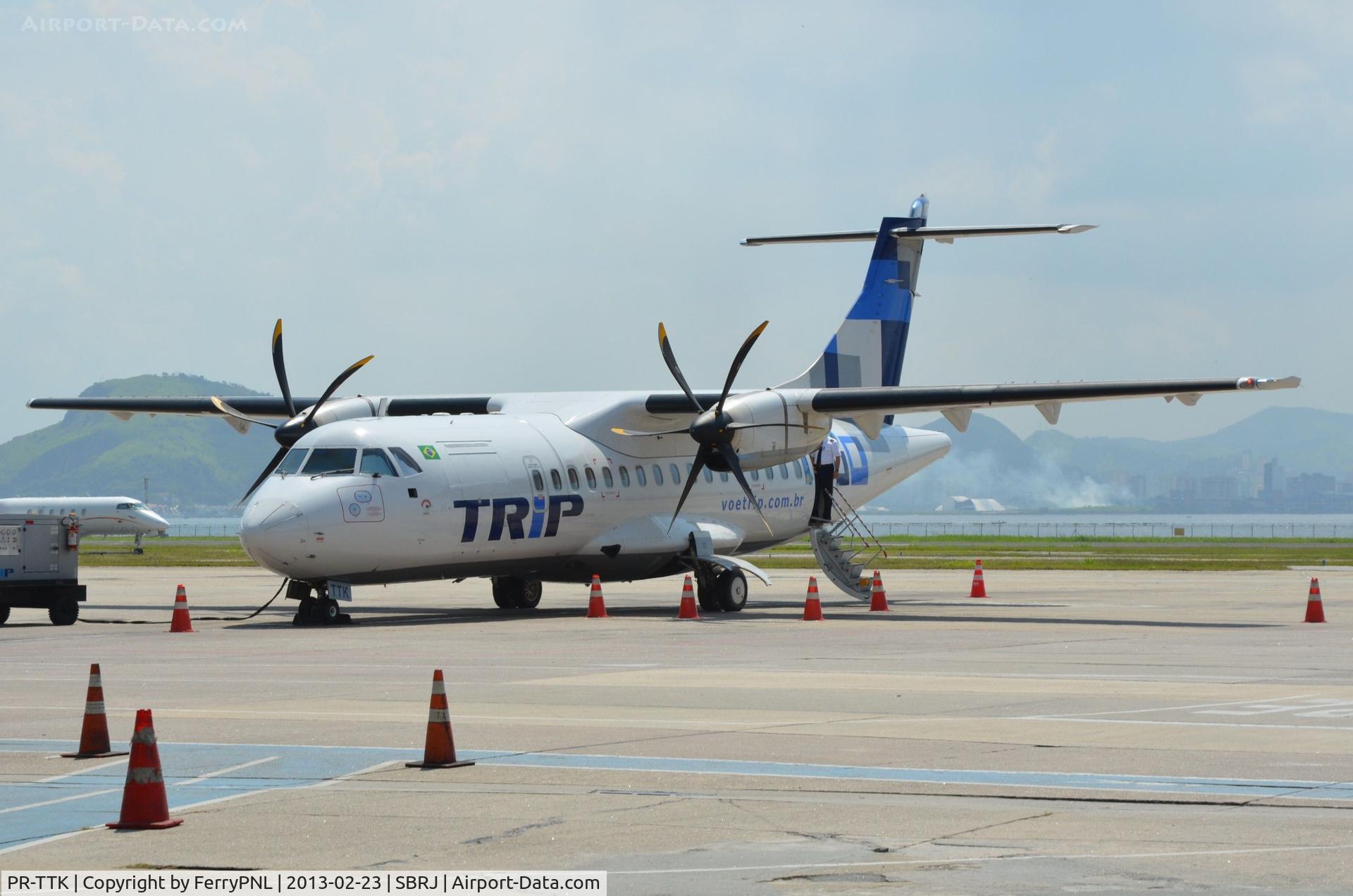 PR-TTK, 1996 ATR 42-500 C/N 504, Trip ATR42 resting at SDU ramp