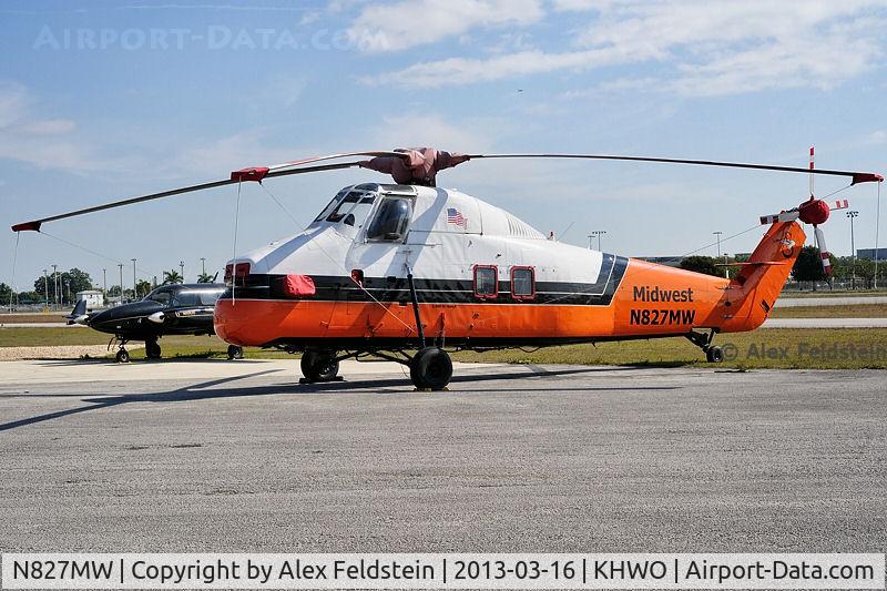 N827MW, 1958 Sikorsky S-58JT C/N 58-827, North Perry