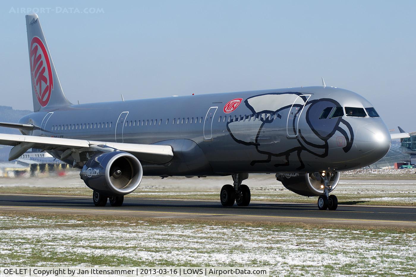 OE-LET, 2009 Airbus A321-211 C/N 3830, oe-let @ lows