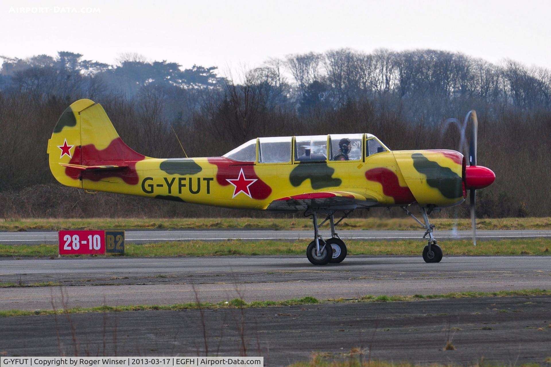 G-YFUT, 1988 Bacau Yak-52 C/N 888410, Resident Yak-52.