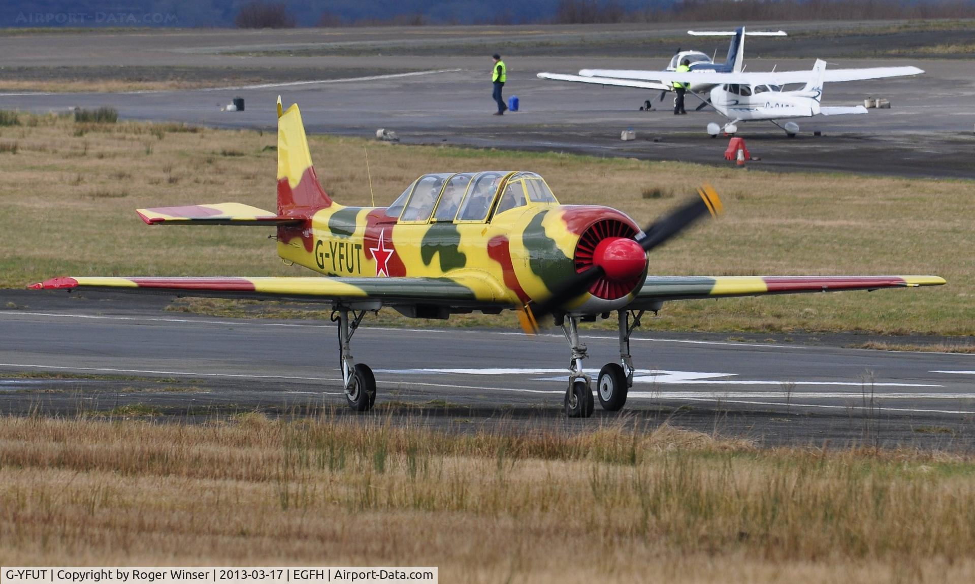 G-YFUT, 1988 Bacau Yak-52 C/N 888410, Resident Yak-52.