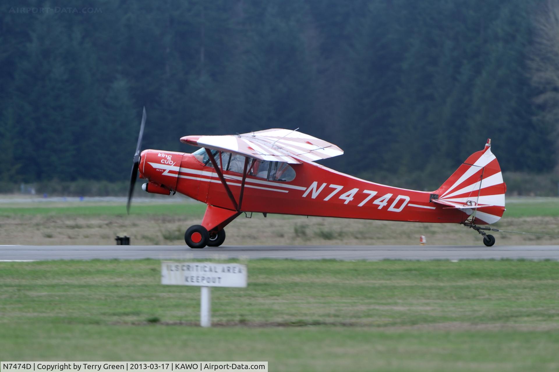 N7474D, 1957 Piper PA-18A Super Cub C/N 18-5809, 1957 PIPER PA-18A