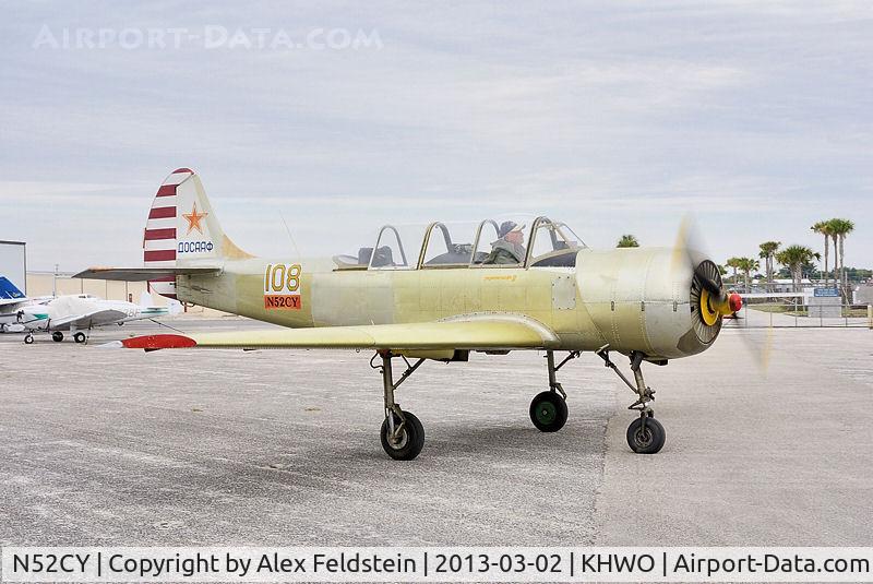 N52CY, 1988 Yakovlev Yak-52 C/N 889006, North Perry
