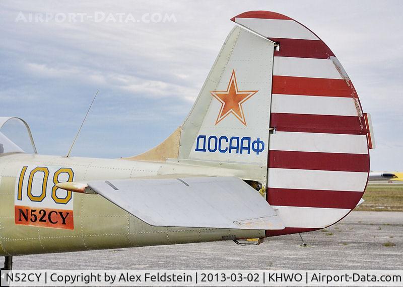 N52CY, 1988 Yakovlev Yak-52 C/N 889006, North Perry