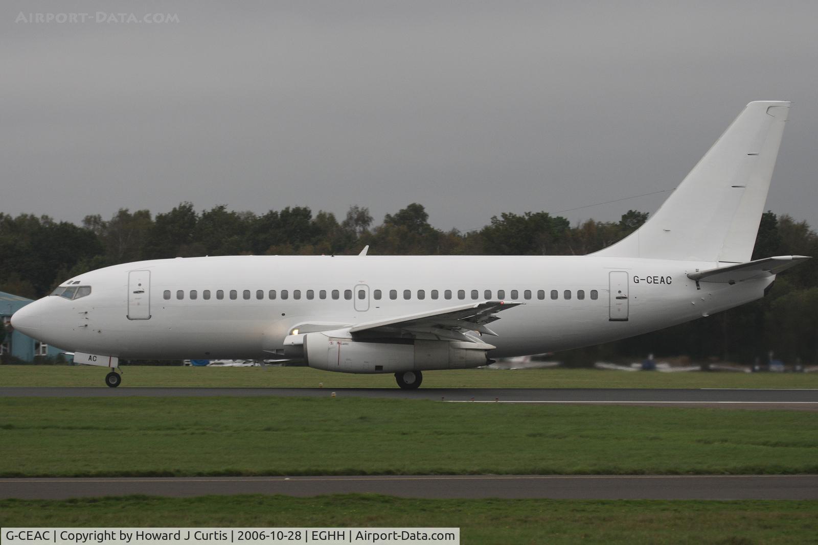 G-CEAC, 1974 Boeing 737-229 C/N 20911, European Aviation, the former Palmair aircraft.