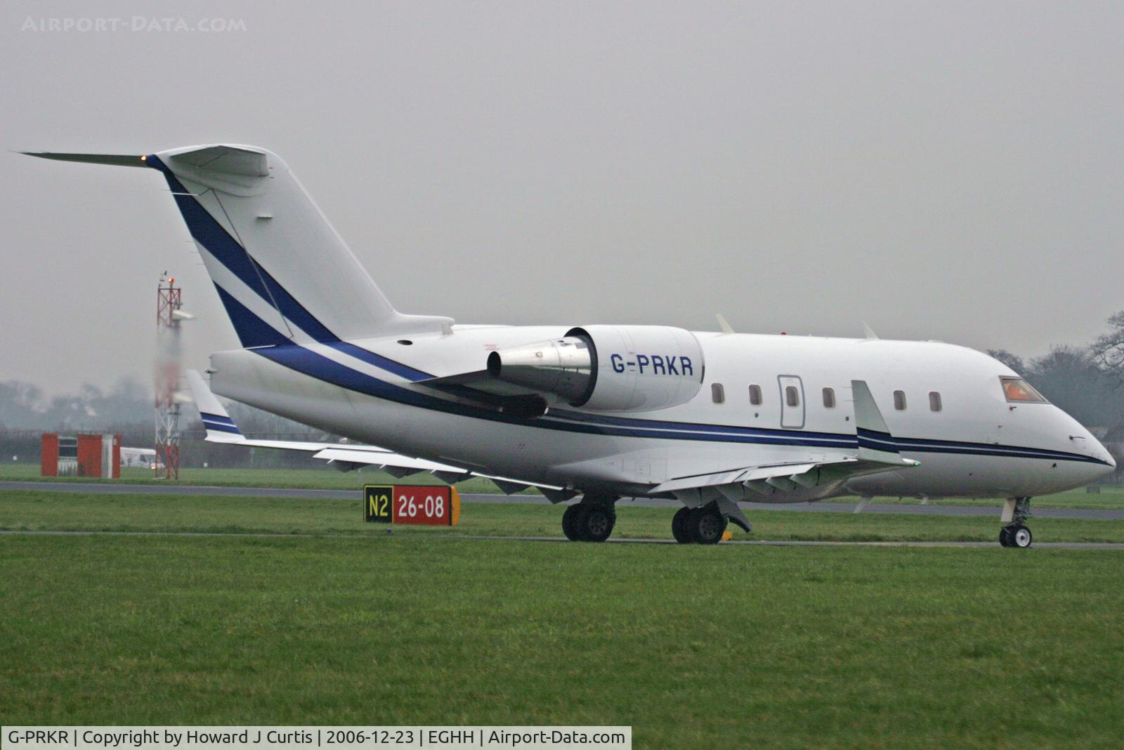 G-PRKR, 2005 Bombardier Challenger 604 (CL-600-2B16) C/N 5617, Corporate.