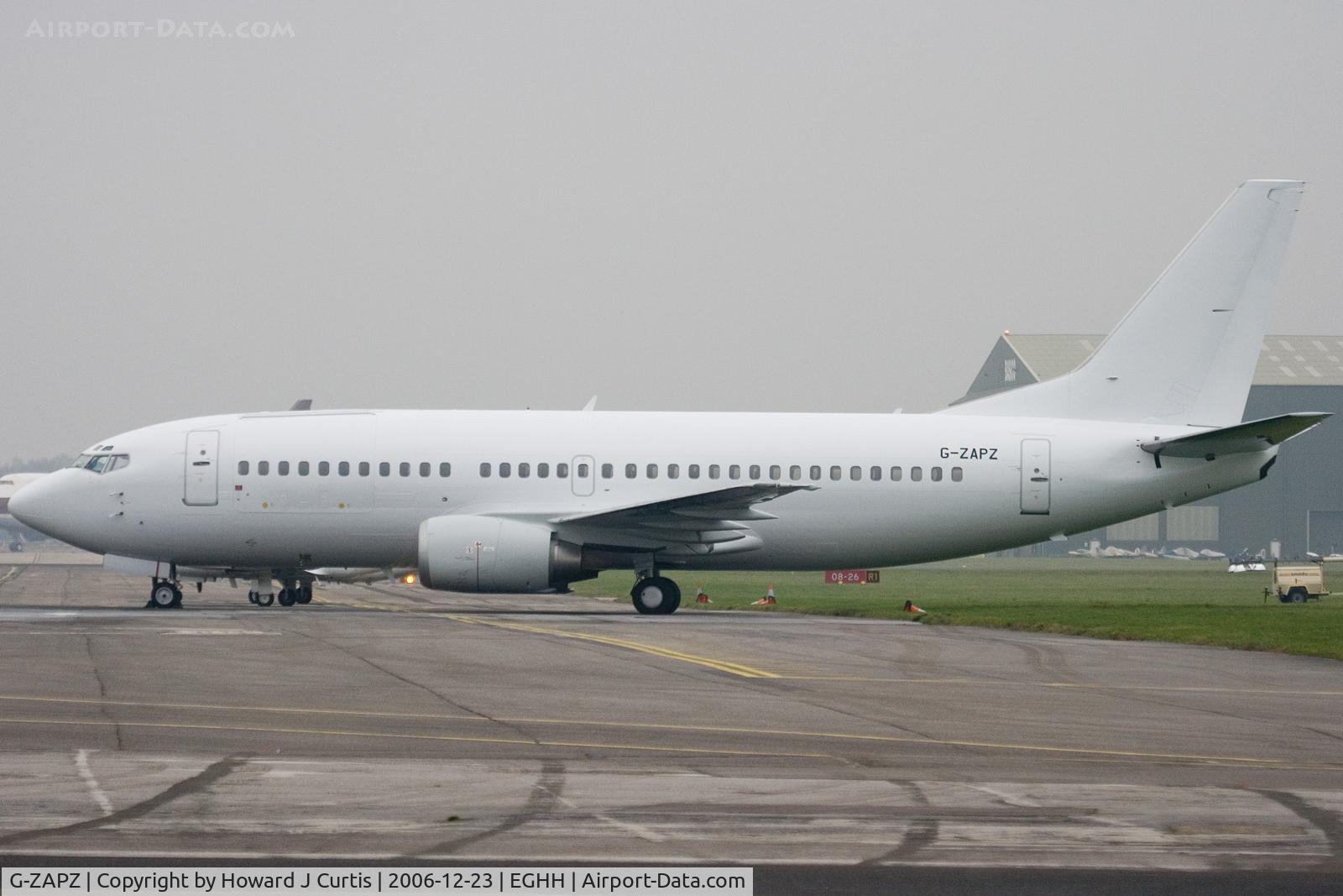 G-ZAPZ, 1991 Boeing 737-33A(QC) C/N 25401, Titan Airways, ex SE-DPA. Only registered on the day before.