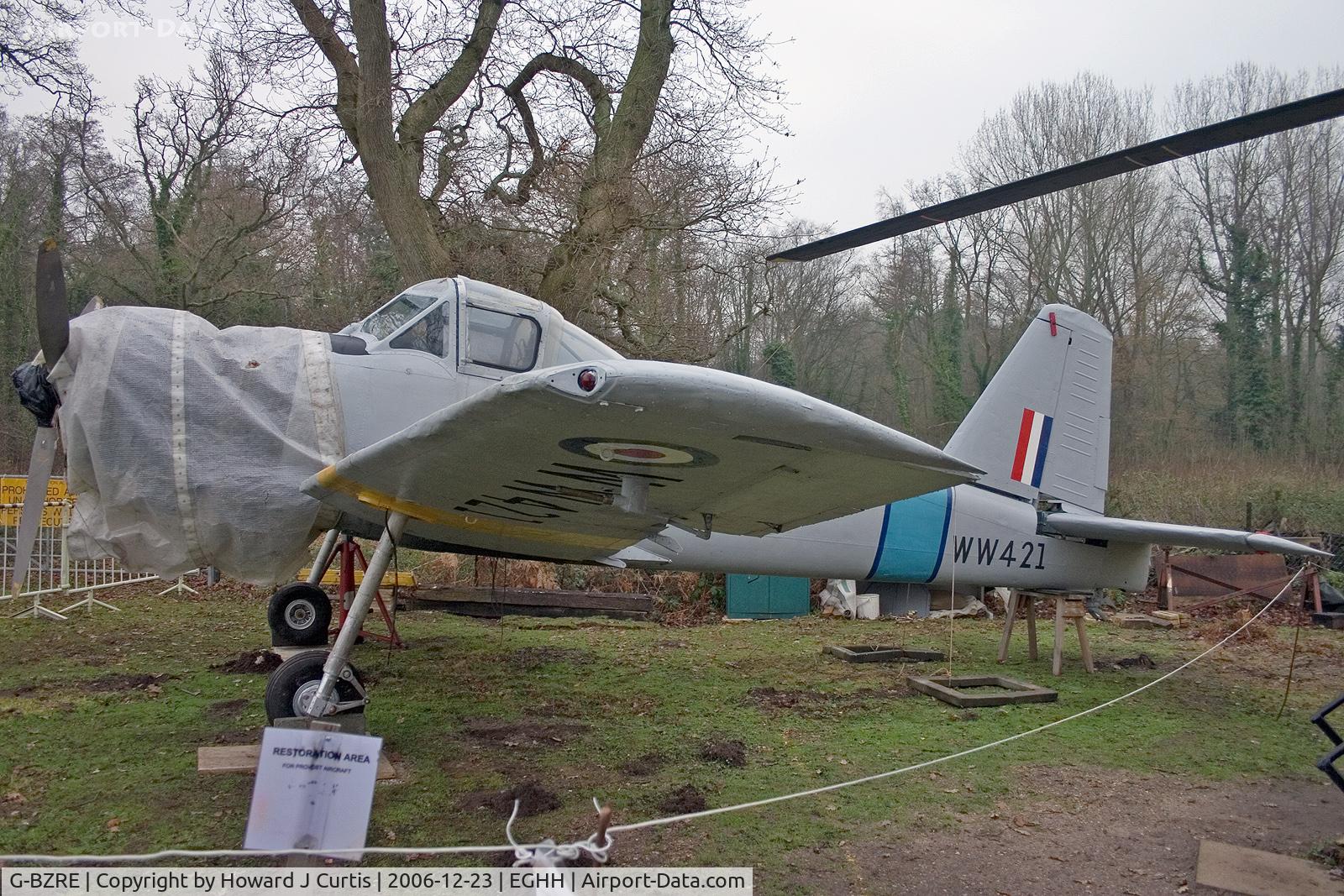 G-BZRE, 1953 Percival P-56 Provost T.1 C/N PAC/F/234, In the process of being rebuilt.