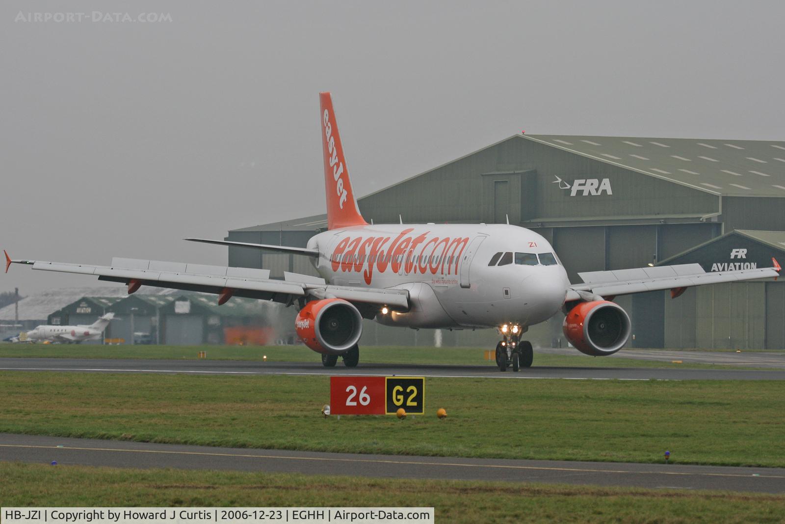 HB-JZI, 2004 Airbus A319-111 C/N 2245, easyJet Switzerland, slowing down with everything dangling.