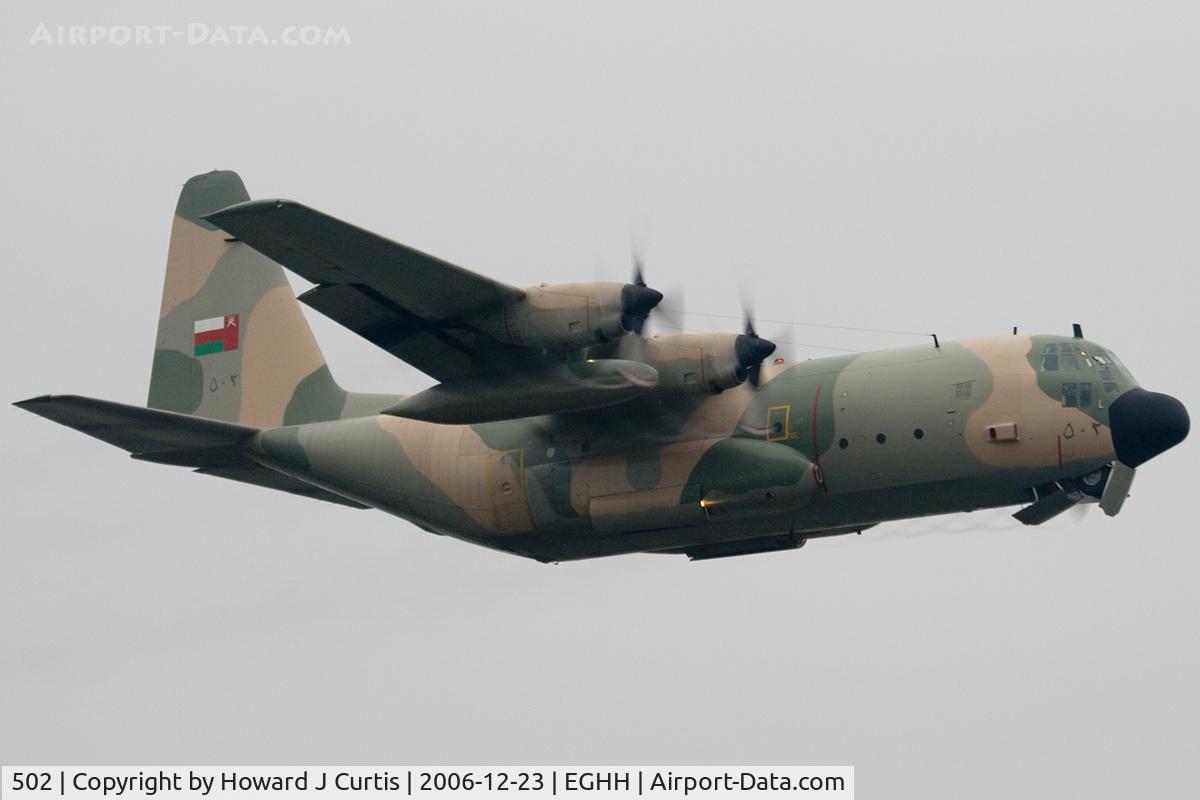 502, 1981 Lockheed C-130H Hercules C/N 4916, Royal Air Force of Oman.