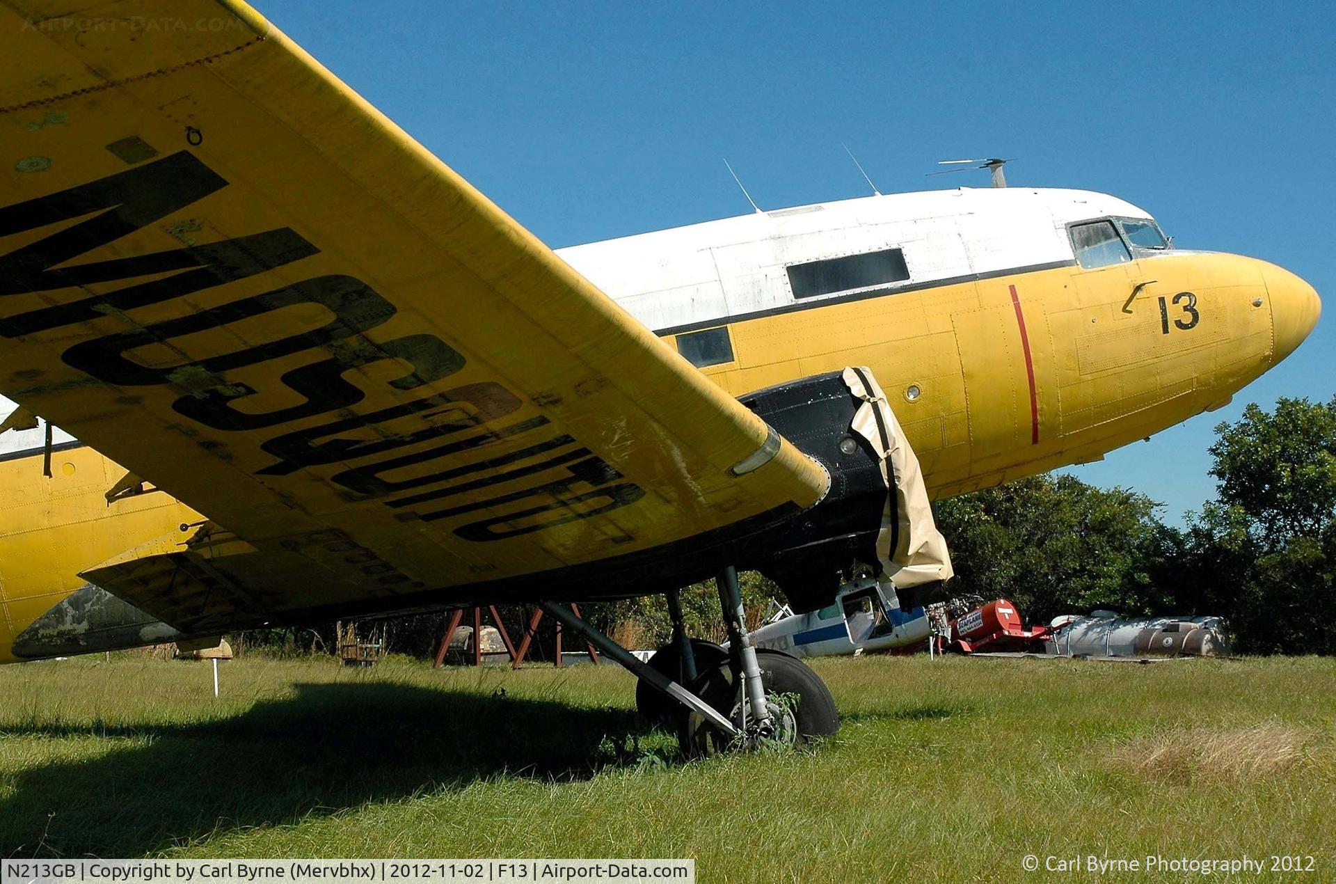 N213GB, 1945 Douglas DC3C 1830-94 C/N 33232, Stored at Shell Creek Airpark.