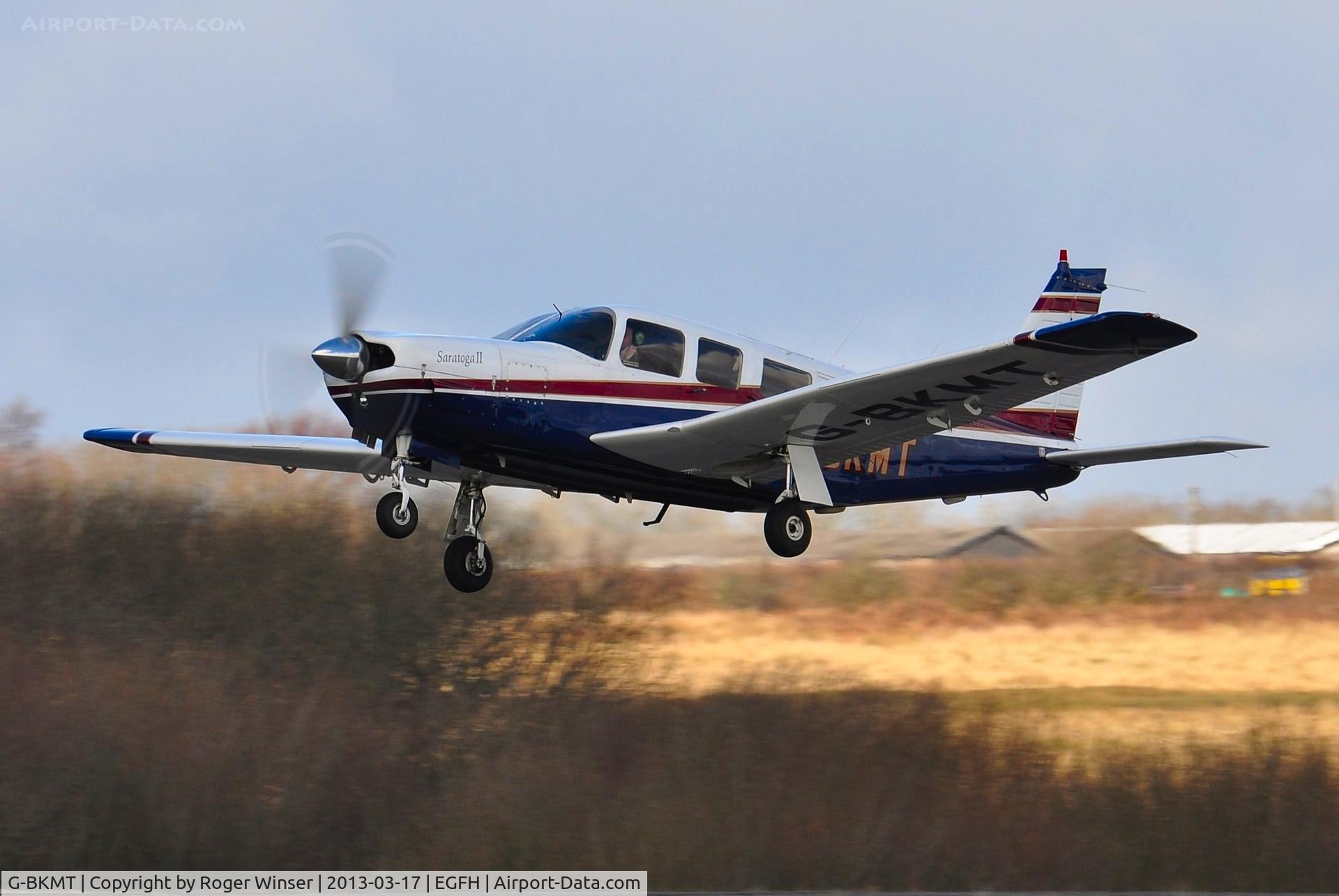 G-BKMT, 1981 Piper PA-32R-301 Saratoga SP C/N 32R-8213013, Resident Saratoga II SP. Previously registered N8005Z.