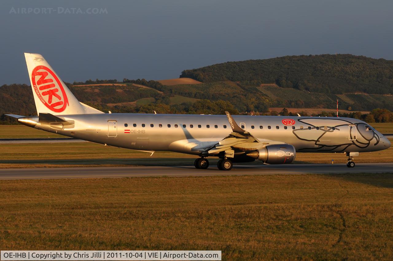 OE-IHB, 2009 Embraer 190LR (ERJ-190-100LR) C/N 19000294, NIKI