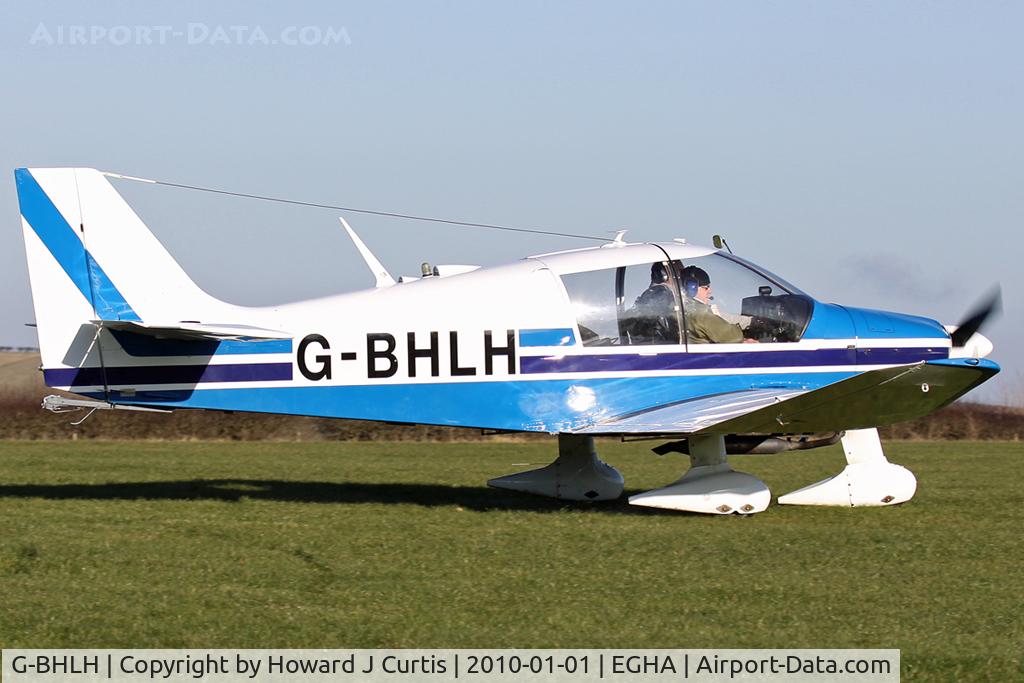 G-BHLH, 1977 Robin DR-400-180 Regent Regent C/N 1320, At the New Year's Day Fly-In. Privately owned.