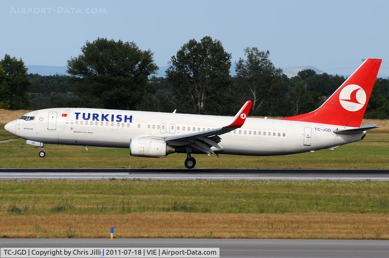 TC-JGD, 2001 Boeing 737-8F2 C/N 29788, Turkish Airlines