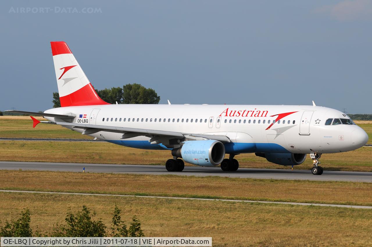 OE-LBQ, 1999 Airbus A320-214 C/N 1137, Austrian Airlines