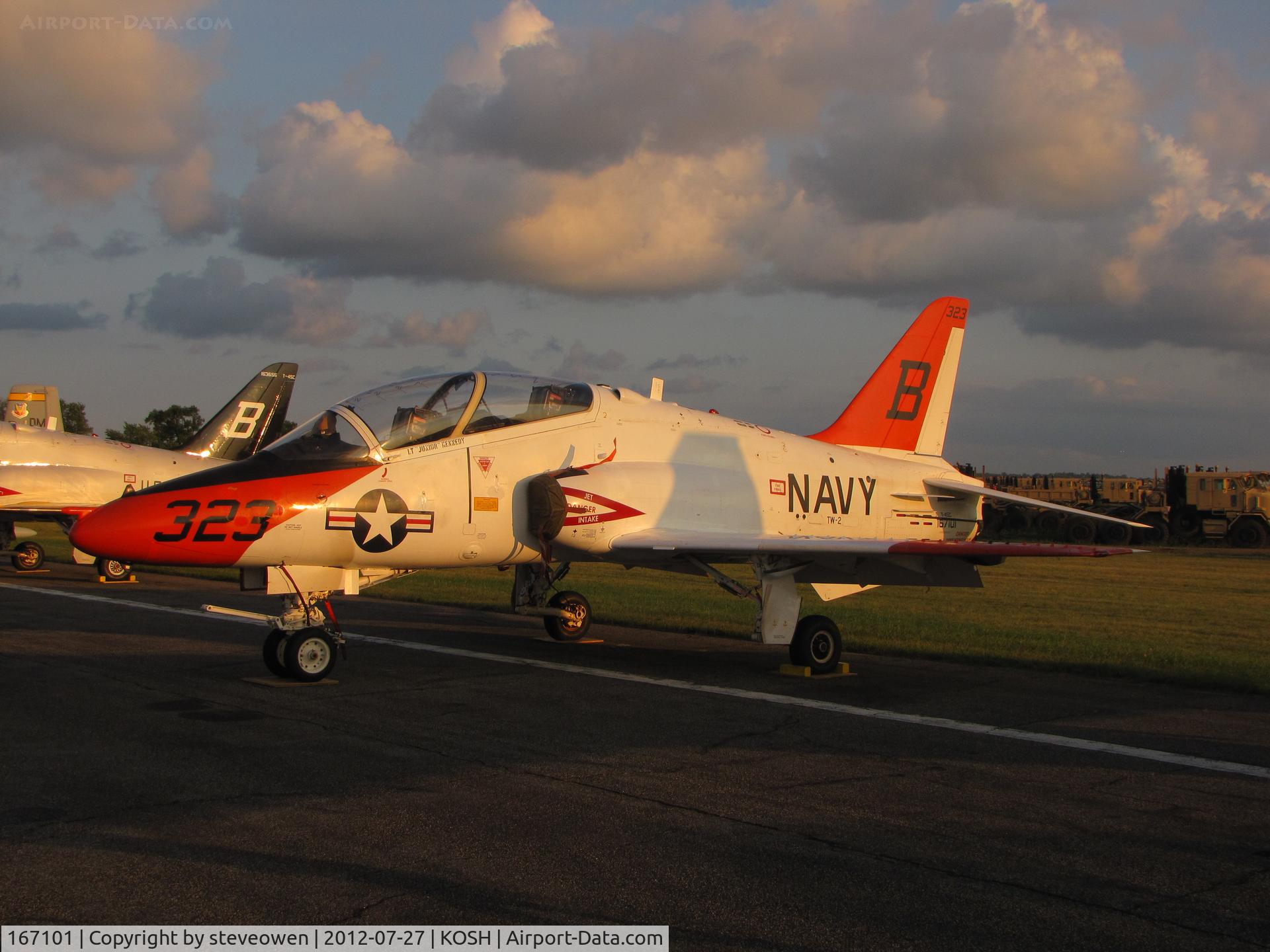 167101, Boeing T-45C Goshawk C/N C133, In the setting sun Airventure 2013