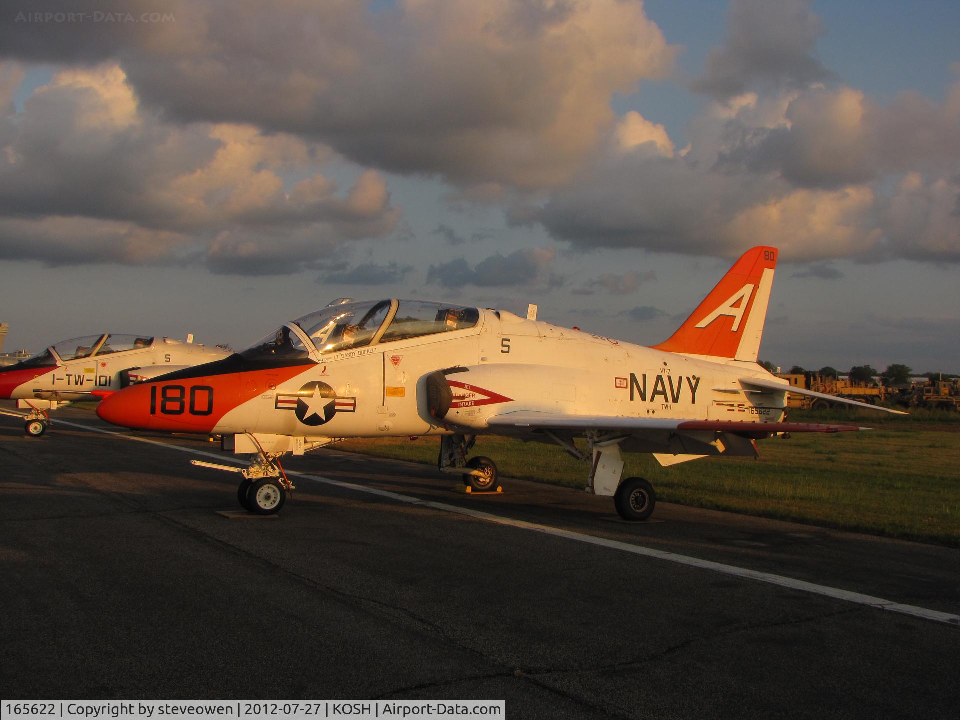 165622, Boeing T-45C Goshawk C/N C080, setting sun shot at Oshkosh
