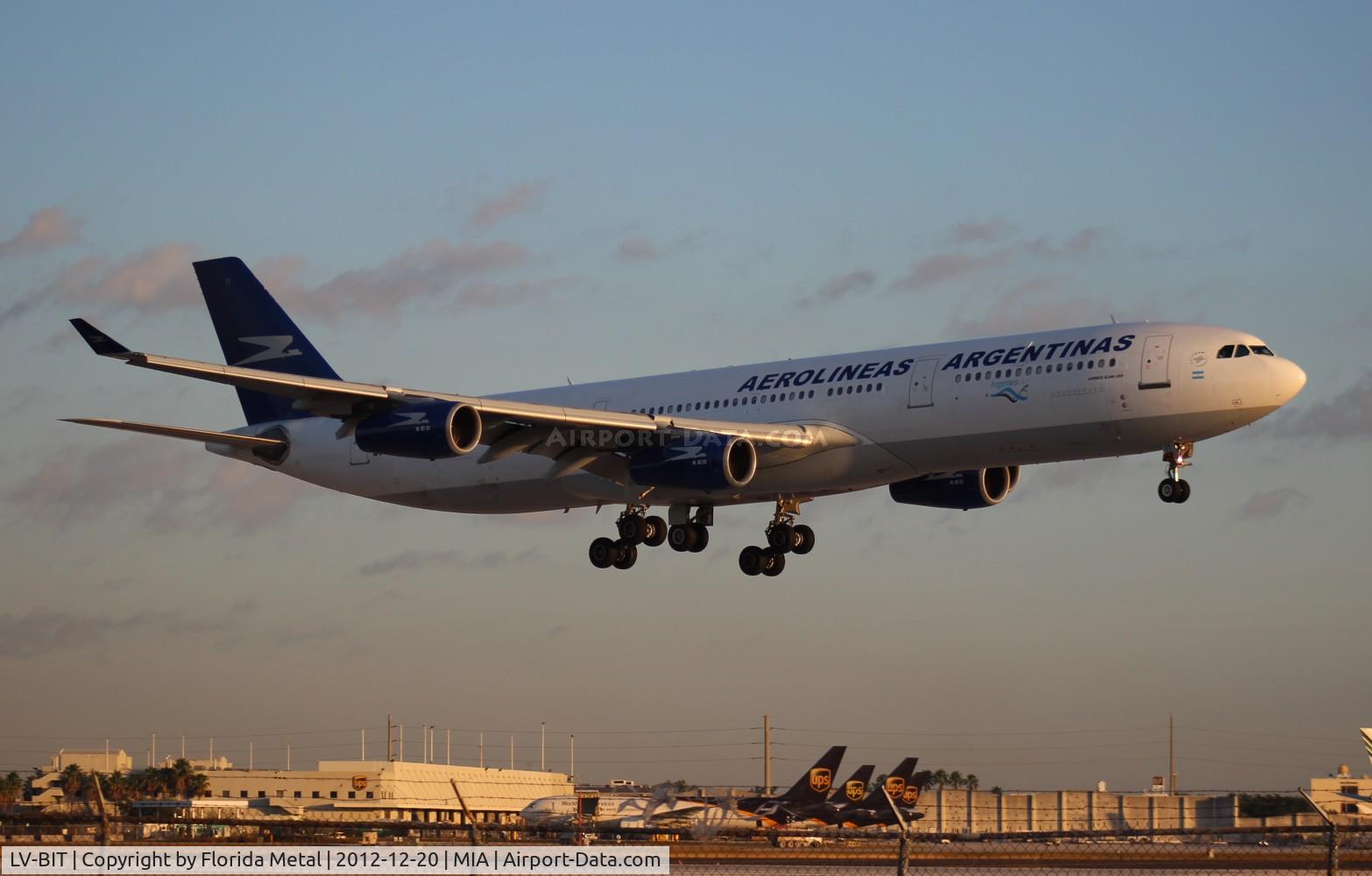 LV-BIT, 1995 Airbus A340-313 C/N 093, Aerolineas Argentinas A340-300