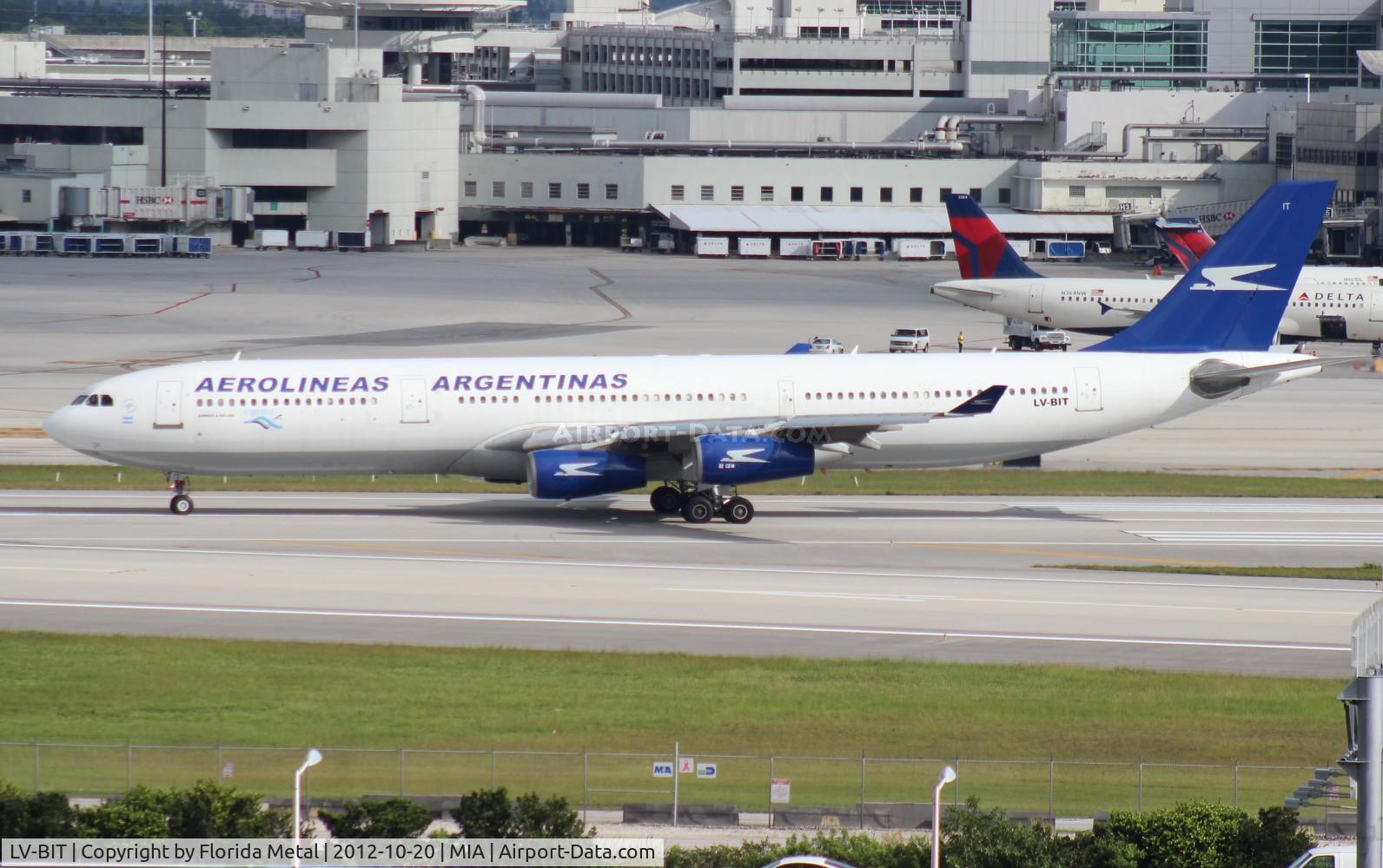 LV-BIT, 1995 Airbus A340-313 C/N 093, Aerolineas Argentinas A340-300