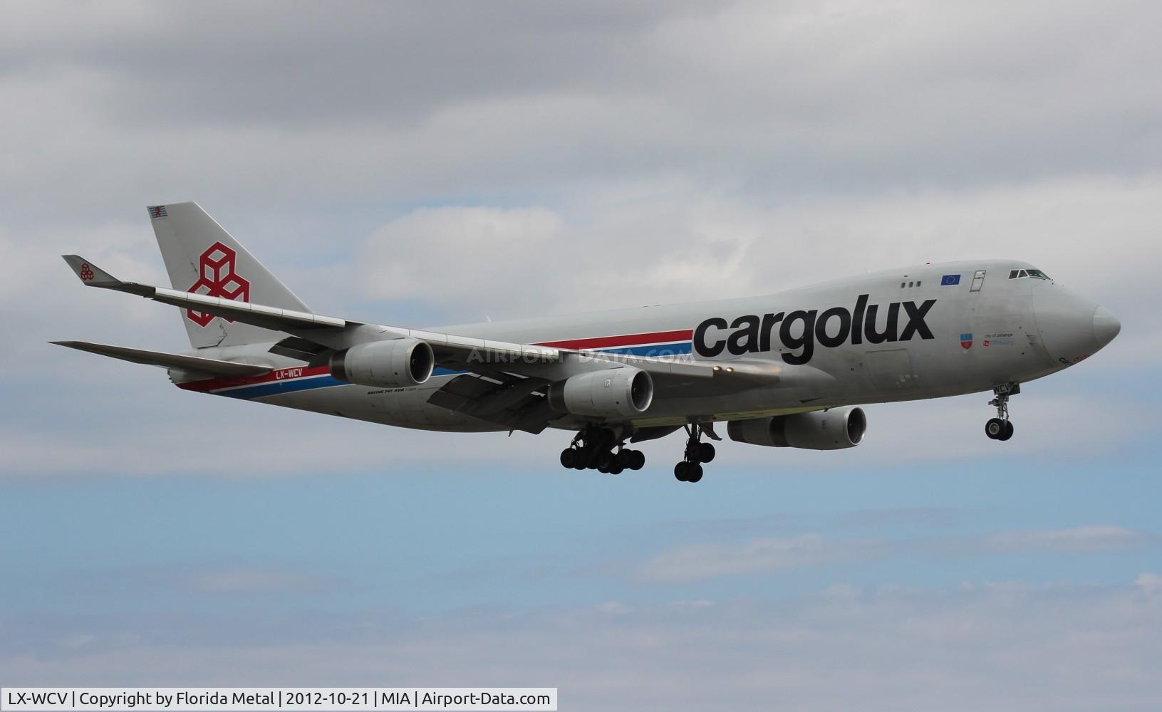 LX-WCV, 2007 Boeing 747-4R7F C/N 35804, Cargolux 747-400F