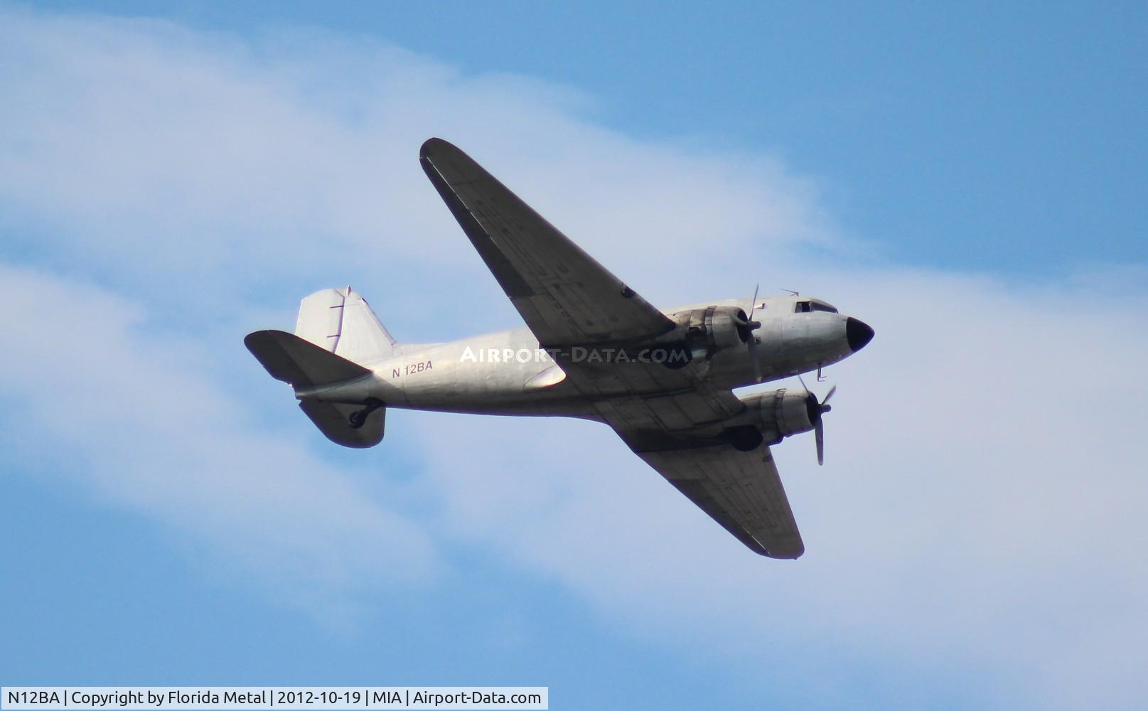 N12BA, 1943 Douglas DC3A-SC3G C/N 10035, Cargo DC-3