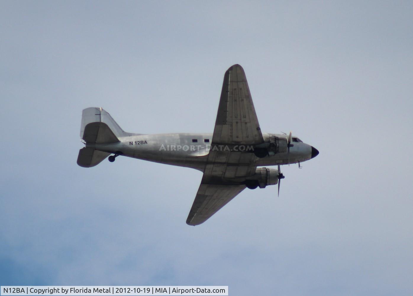 N12BA, 1943 Douglas DC3A-SC3G C/N 10035, Cargo DC-3