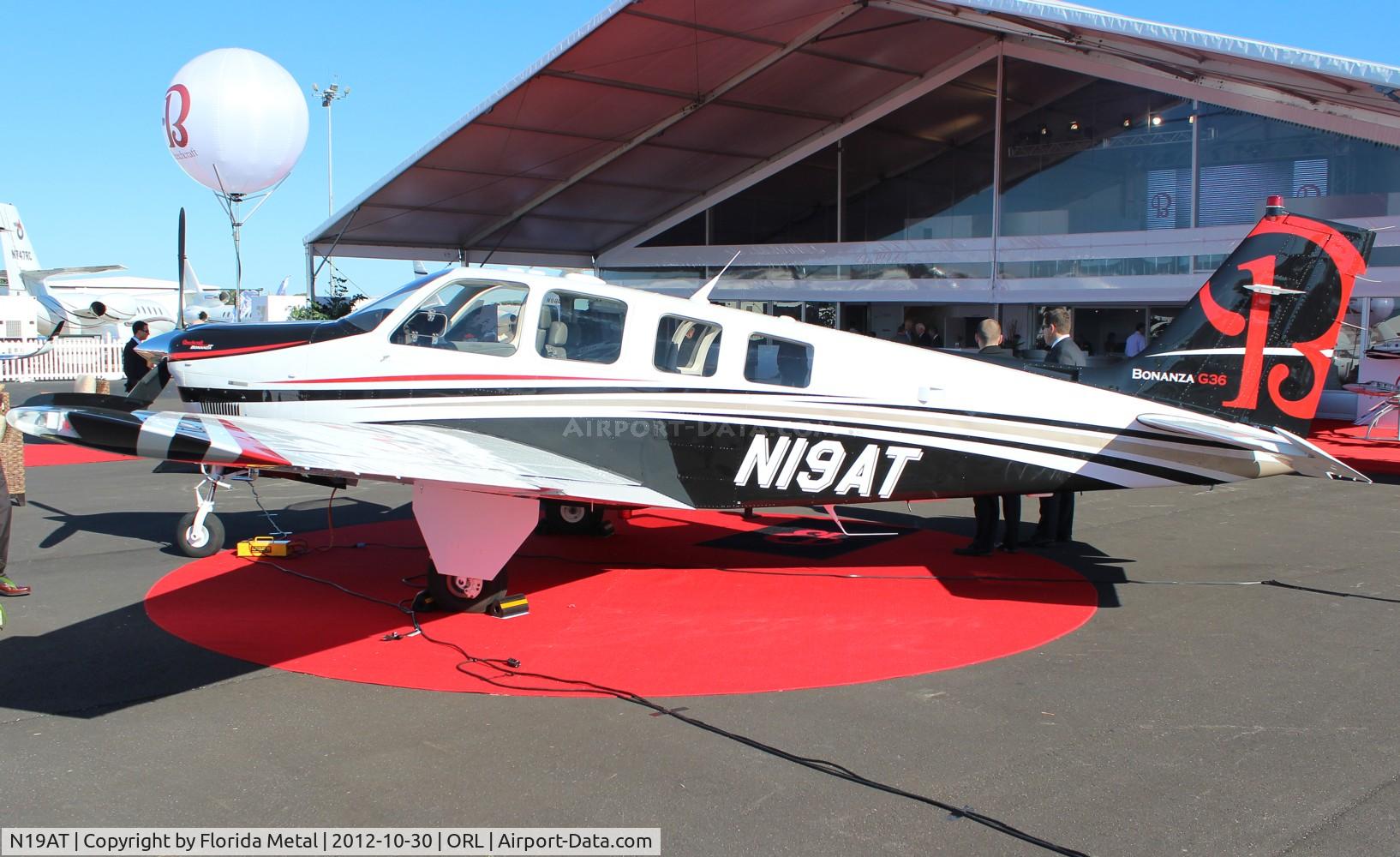 N19AT, Hawker Beechcraft Corp G36 Bonanza C/N E-3900, Beech G36 at NBAA