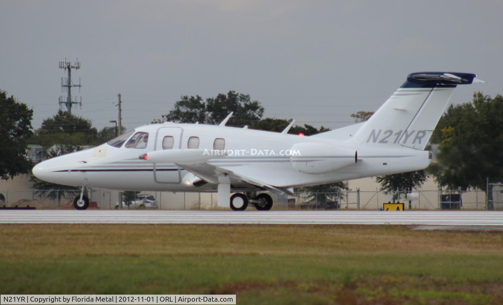 N21YR, 2008 Eclipse Aviation Corp EA500 C/N 000174, Eclipse 500 leaving NBAA