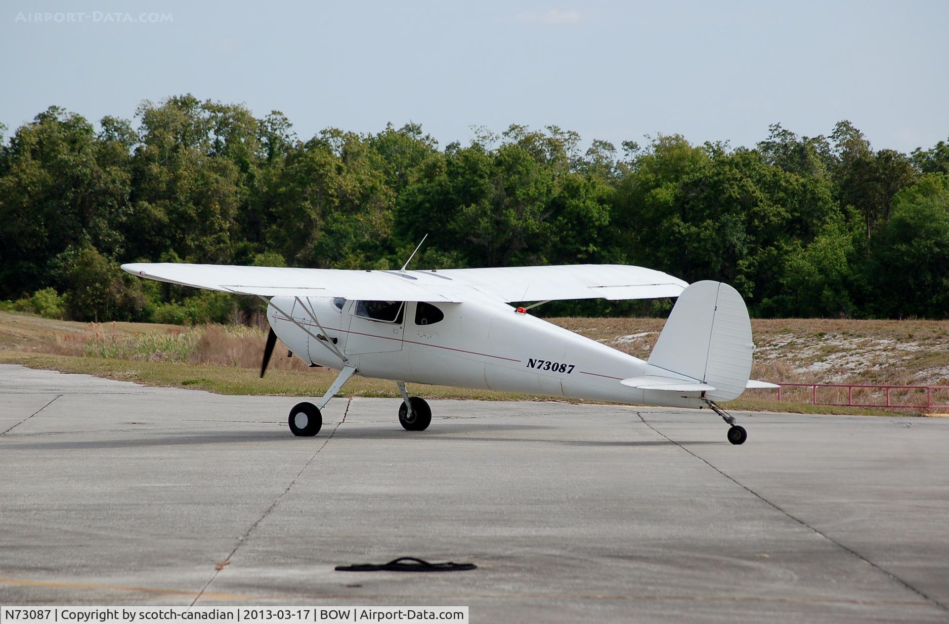 N73087, 1946 Cessna 140 C/N 10303, 1946 Cessna 140, N73087, at Bartow Municipal Airport, Bartow, FL