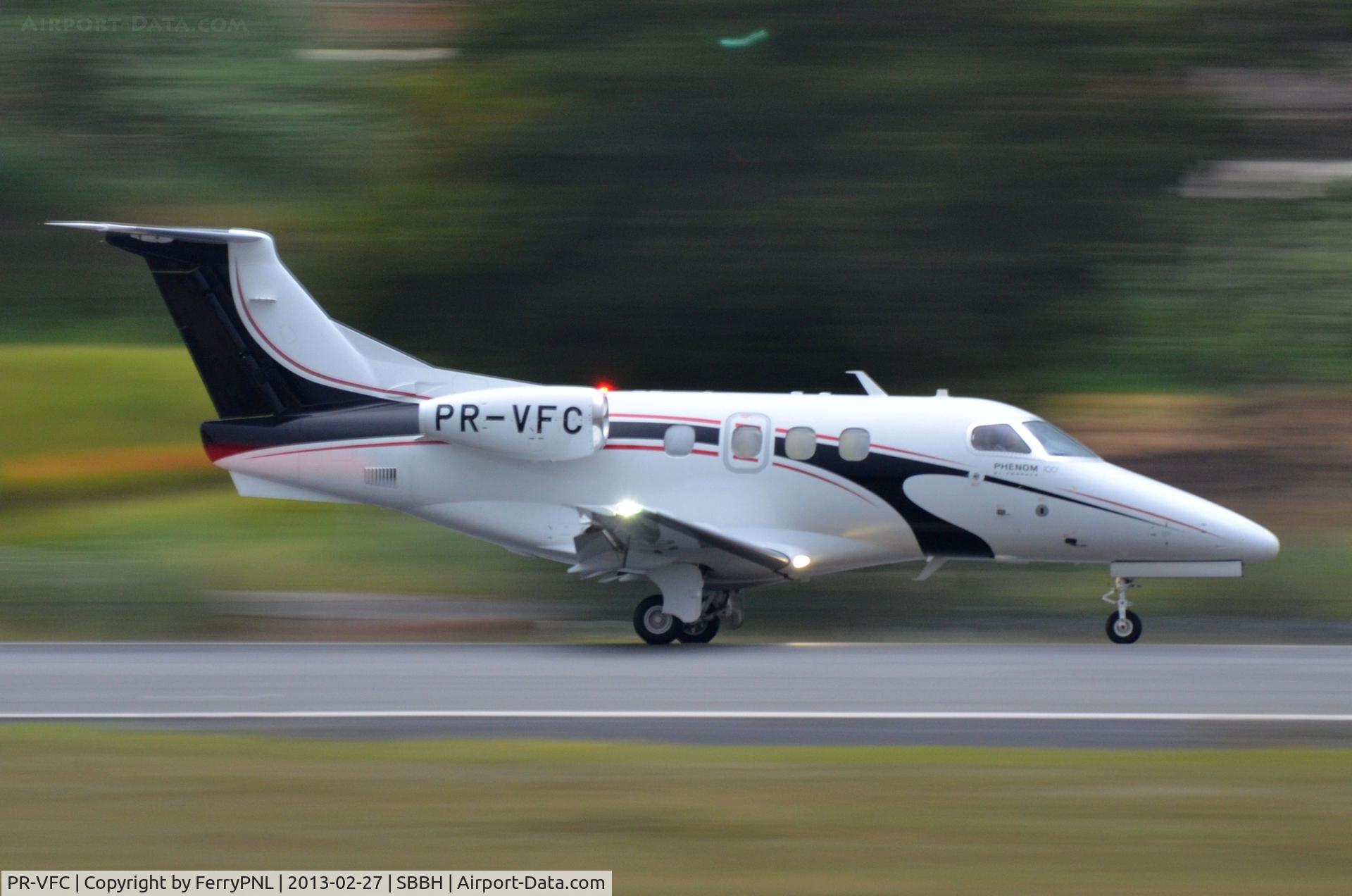 PR-VFC, 2011 Embraer EMB-500 Phenom 100 C/N 50000231, Phenom landing at it base in PLU