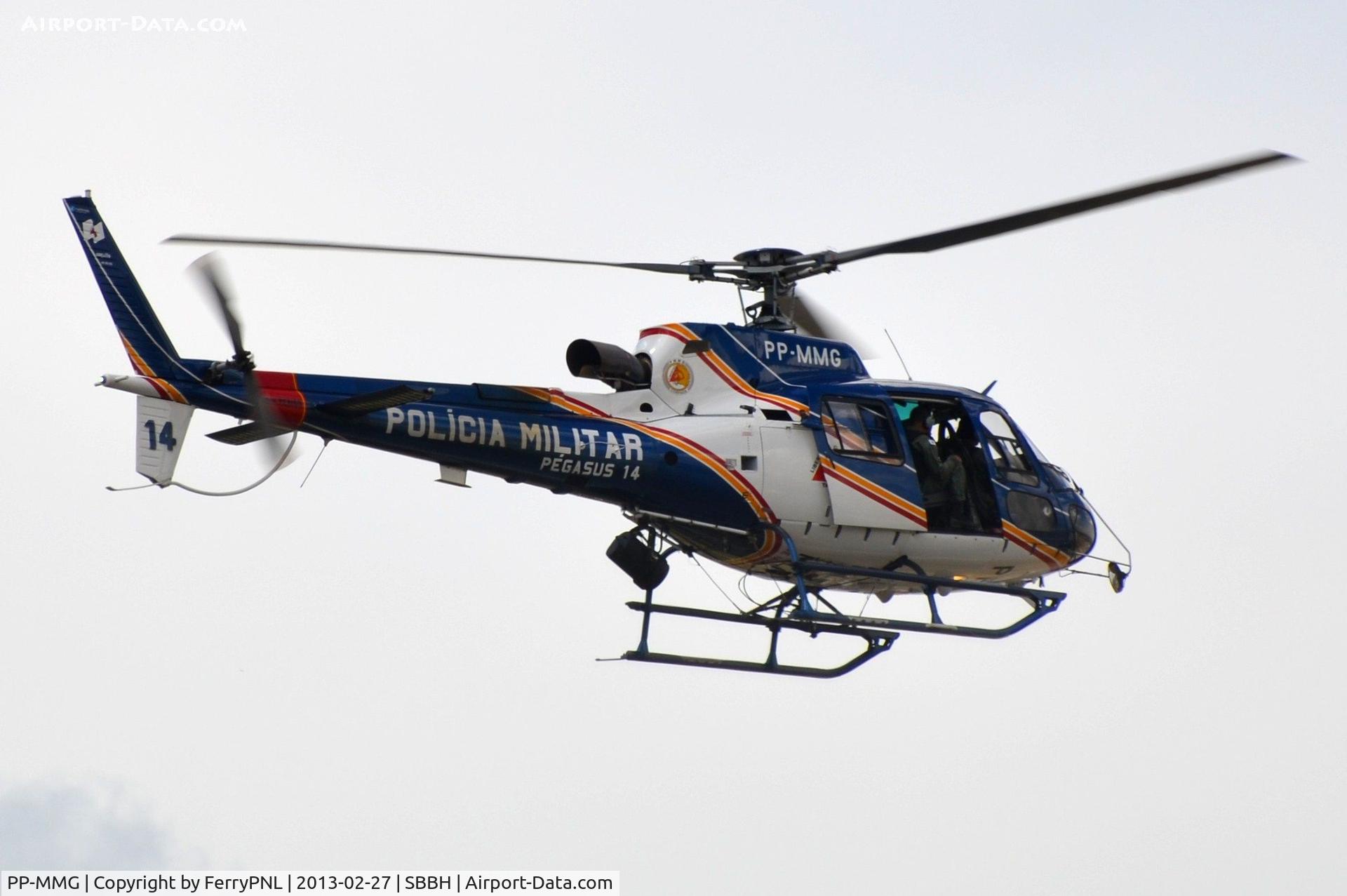 PP-MMG, Eurocopter AS-350B-3 Ecureuil Ecureuil C/N 7209, Pegasus 14 returning after a patrol run