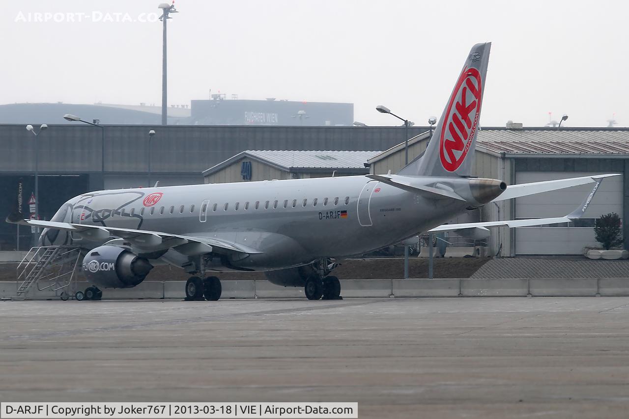 D-ARJF, 2011 Embraer 190LR (ERJ-190-100LR) C/N 19000420, NIKI (Air Berlin / LGW)