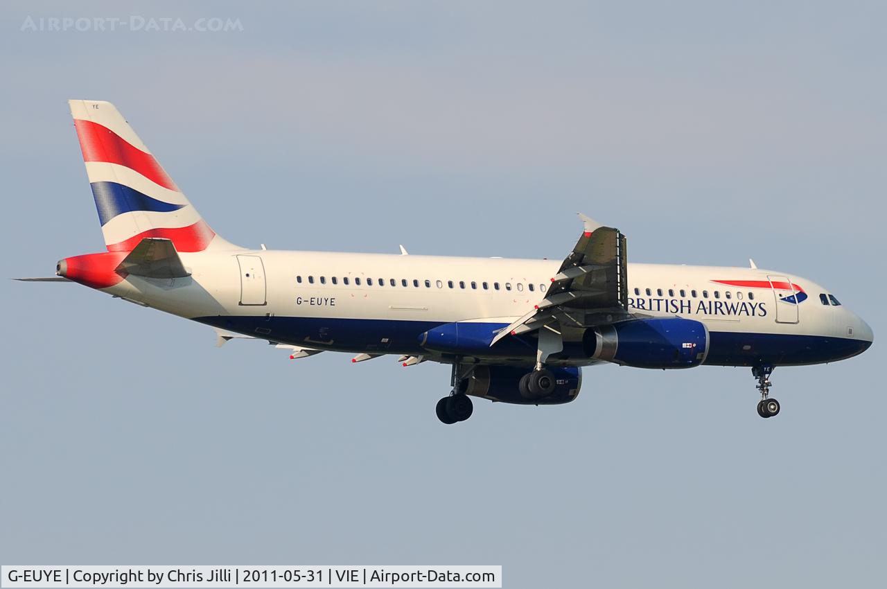 G-EUYE, 2009 Airbus A320-232 C/N 3912, British Airways