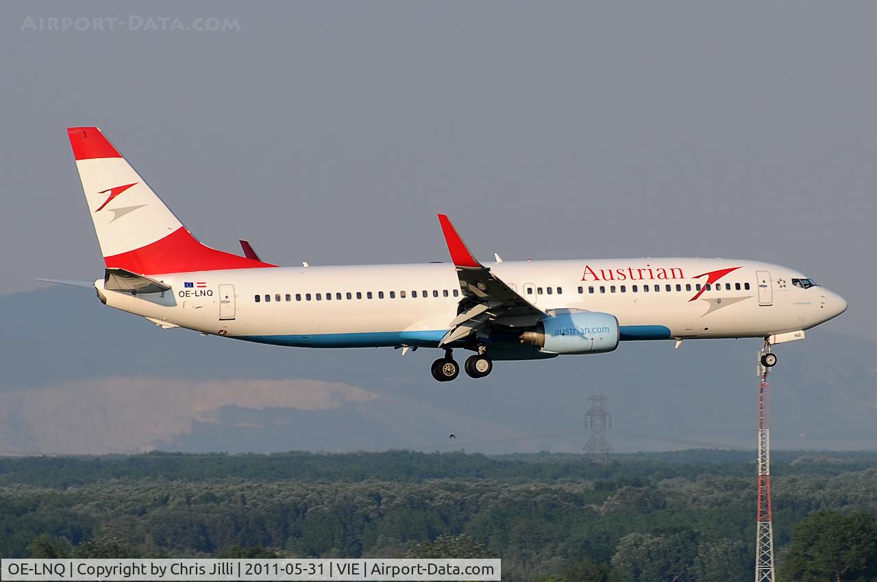 OE-LNQ, 2003 Boeing 737-8Z9 C/N 30421, Austrian Airlines