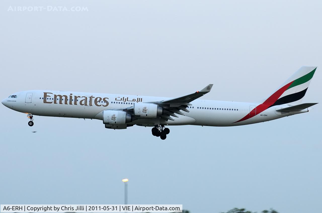 A6-ERH, 2004 Airbus A340-541 C/N 611, Emirates