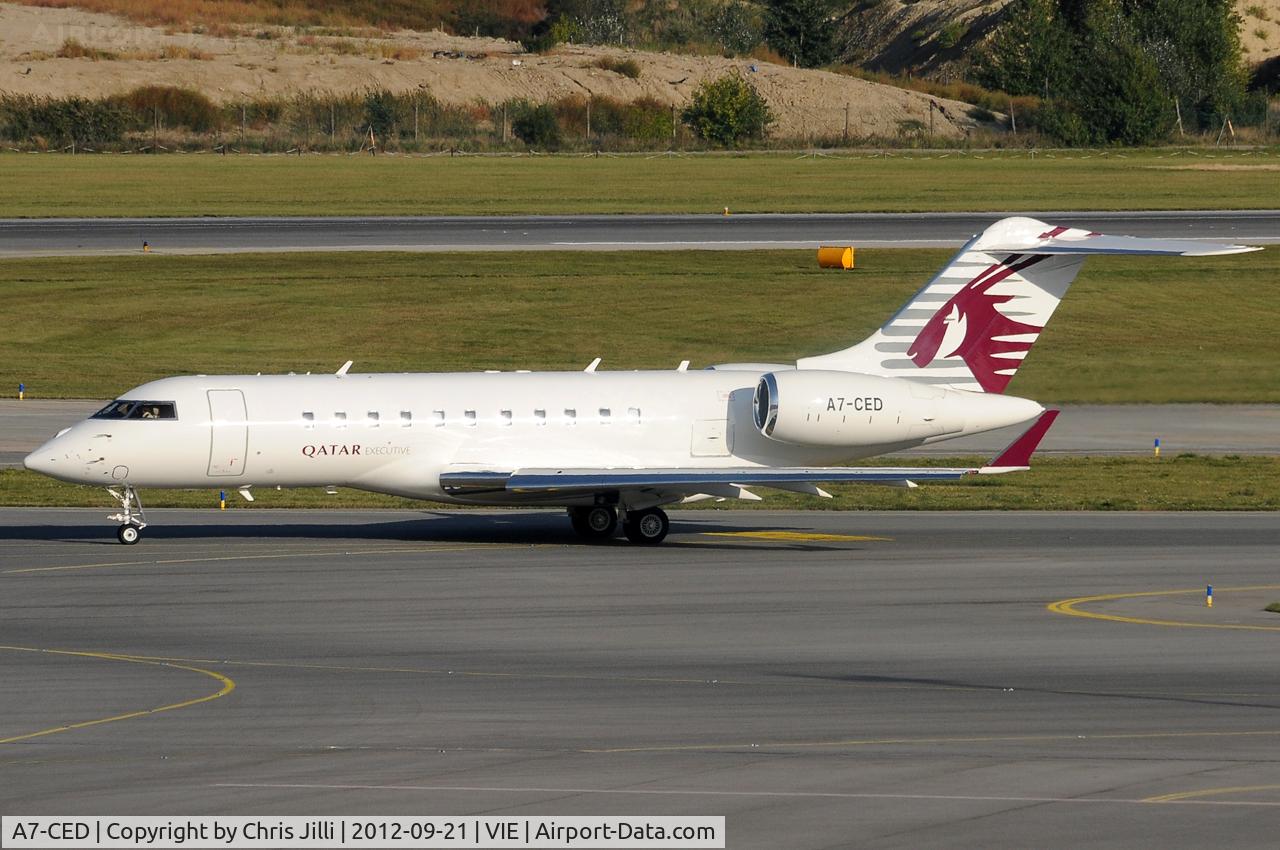 A7-CED, 2009 Bombardier BD-700-1A11 Global 5000 C/N 9370, Qatar Executive