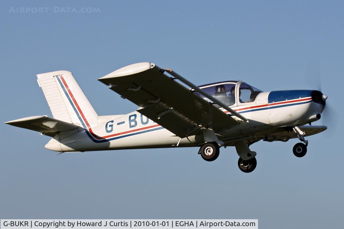 G-BUKR, 1977 Socata MS-880B Rallye Club C/N 2923, At the New Year's Day Fly-In. Privately owned.