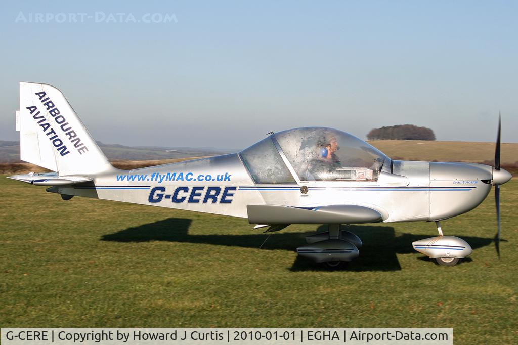 G-CERE, 2007 Cosmik EV-97 TeamEurostar UK C/N 2931, At the New Year's Day Fly-In. Privately owned.