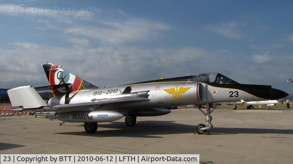 23, Dassault Super Etendard C/N 23, Special marking with first French Carrier Vessel BEARN